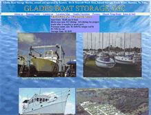 Tablet Screenshot of gladesboatstorage.com